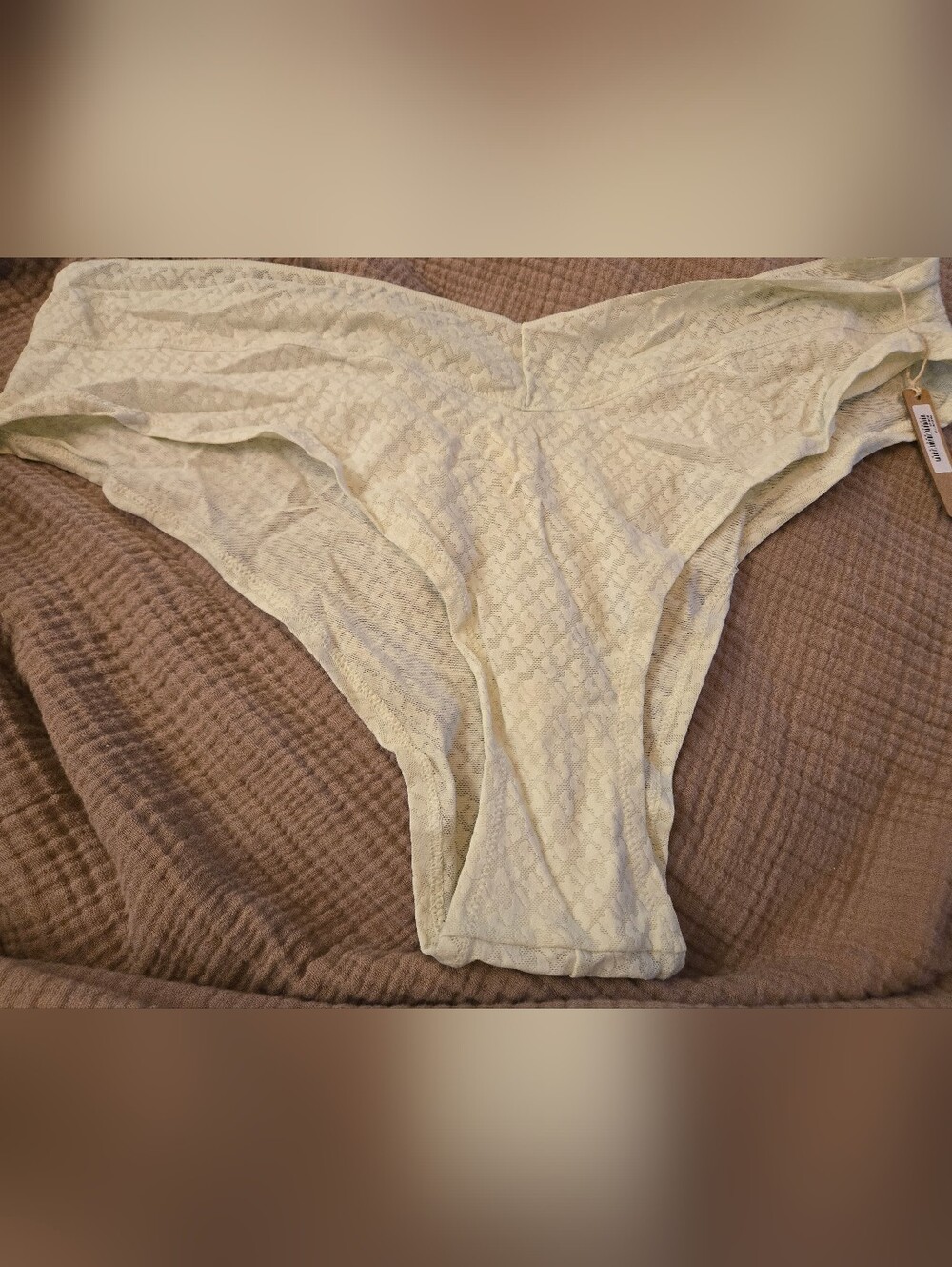 SKIMS Logo Mesh Cheeky Brief Pale Mint Monogram 4x PN-BYS-1102 New
